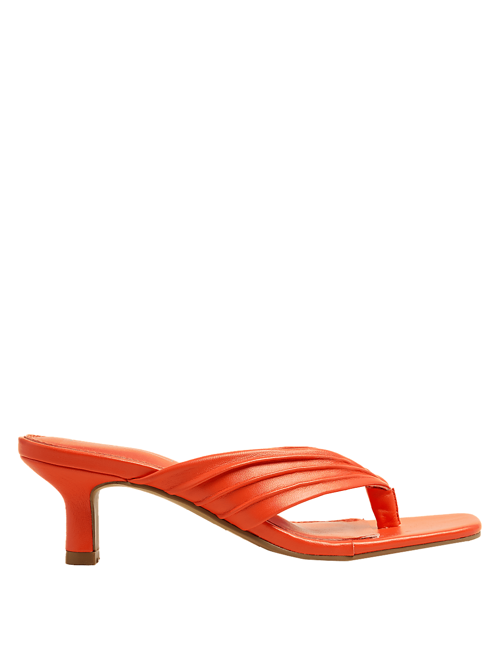 Kitten Heel Flip Flop Mules