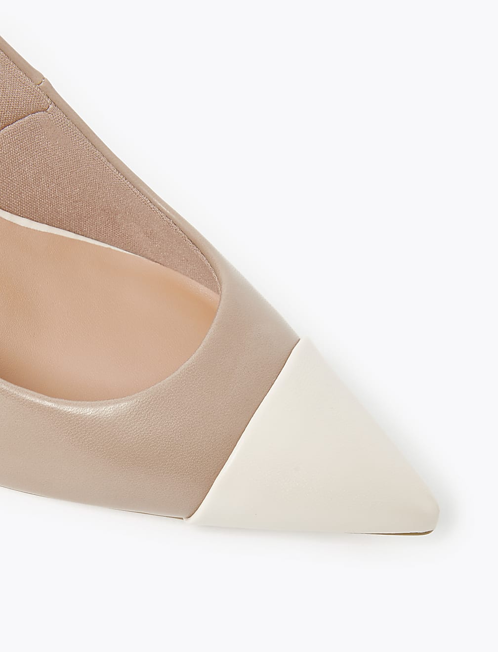 Kitten Heel Pointed Court Shoes
