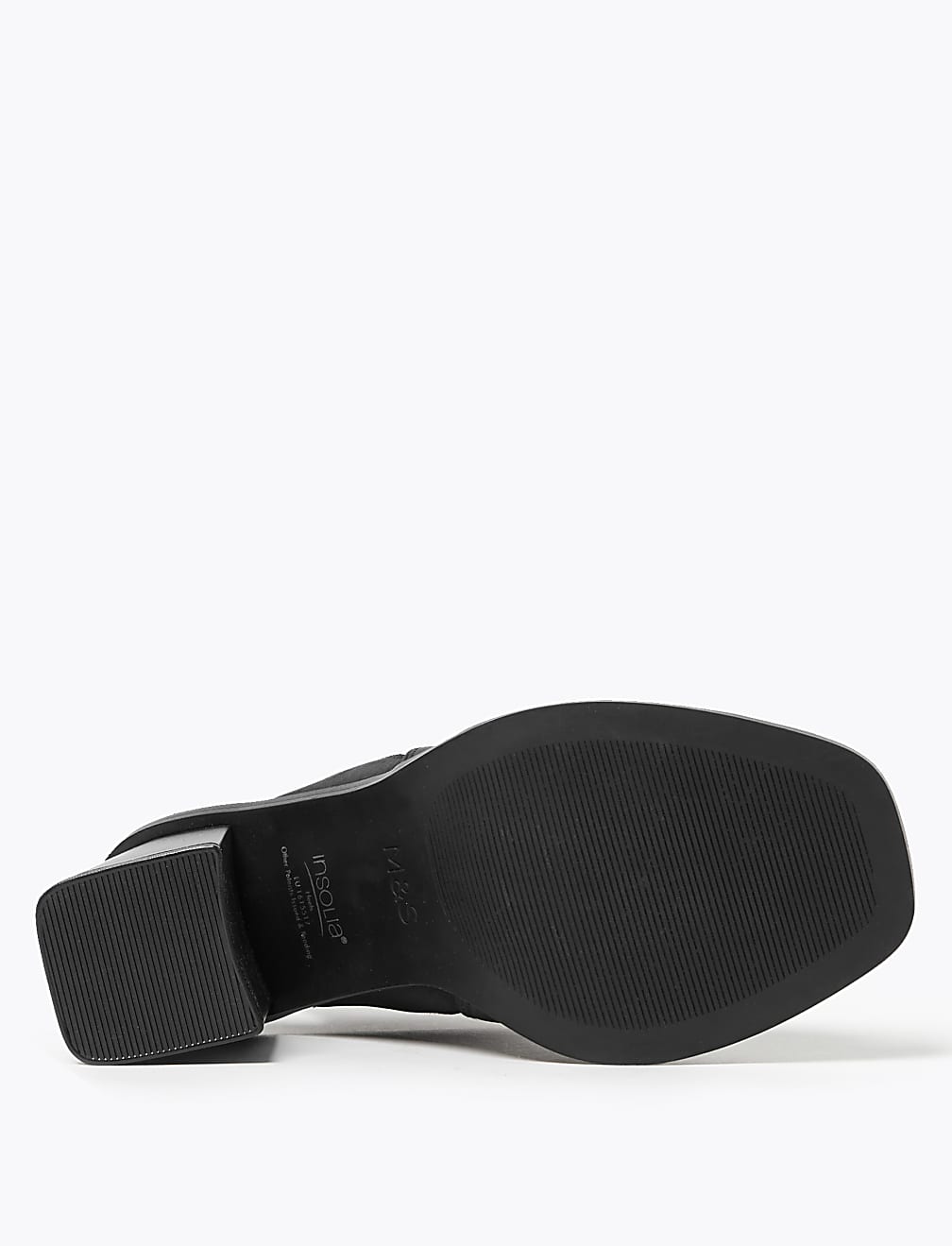 Block Heel Open Toe Shoe Boots