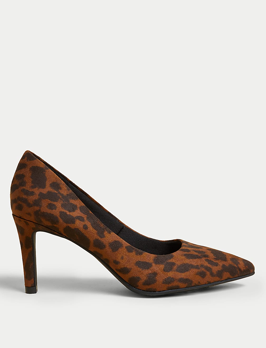 Leopard print stiletto shoes top