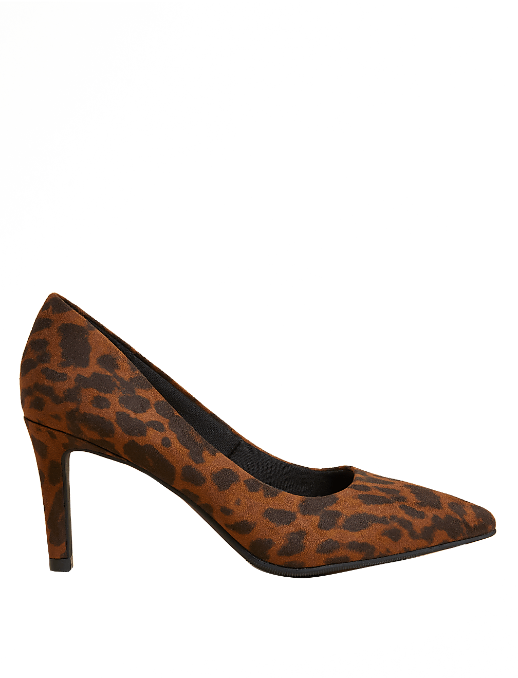 Leopard Print Stiletto Heel Court Shoes