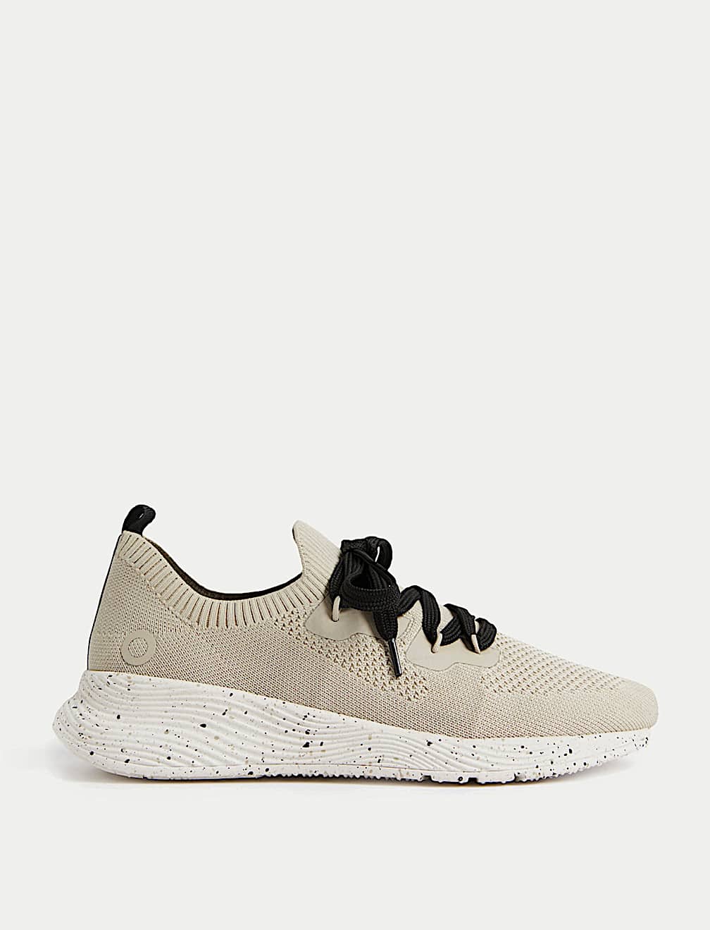 Knitted Lace Up Trainers