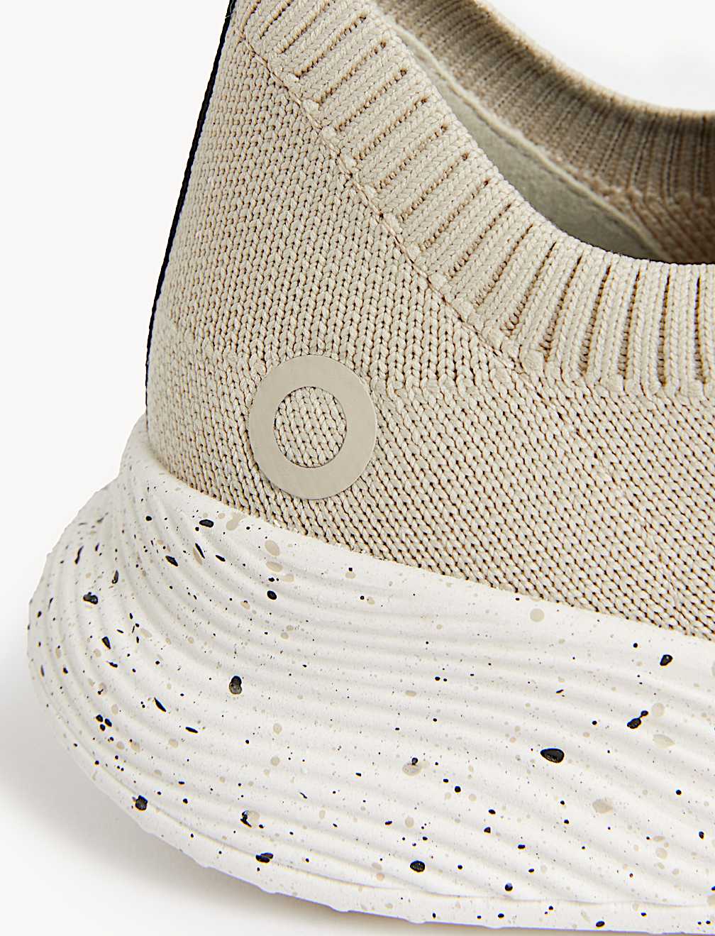 Knitted Lace Up Trainers