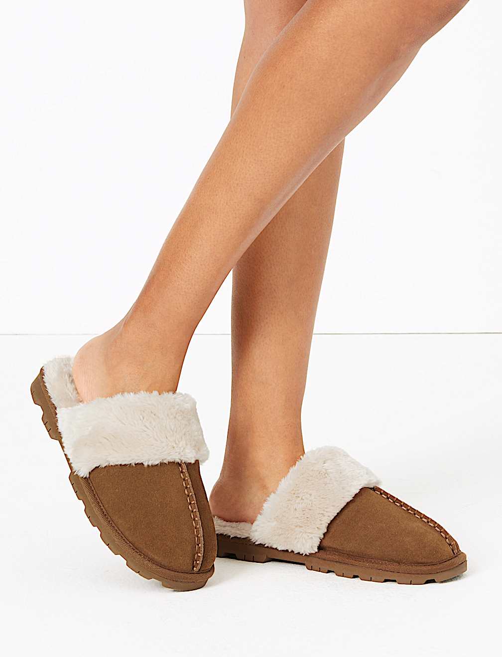 Suede Mule Slipper