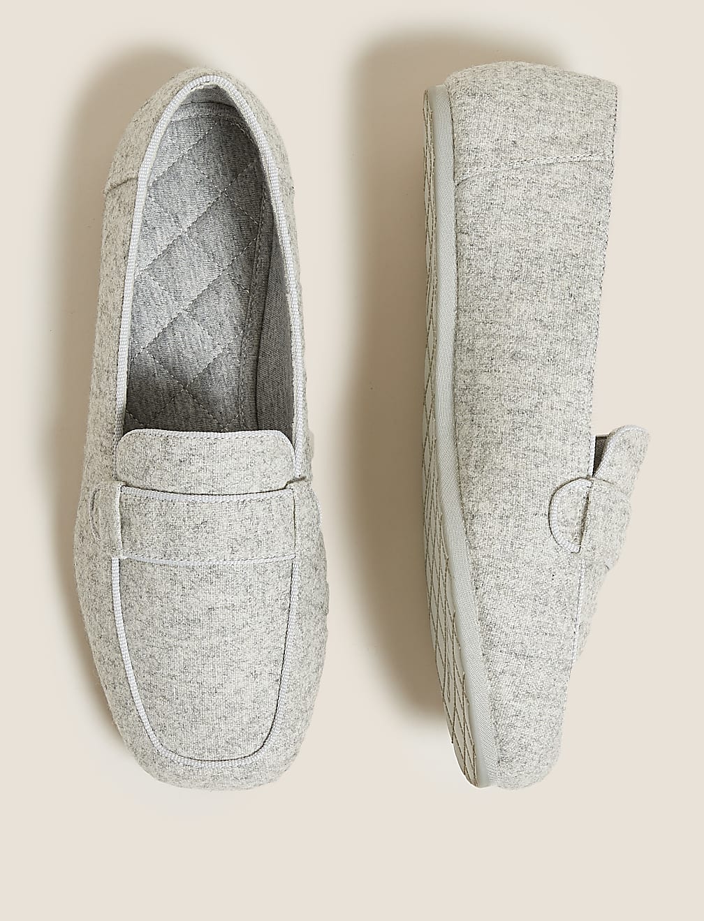 Square Toe Moccasin Slippers