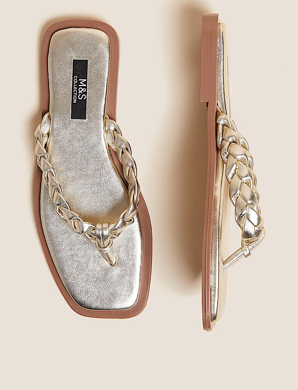 Woven Flat Flip Flops