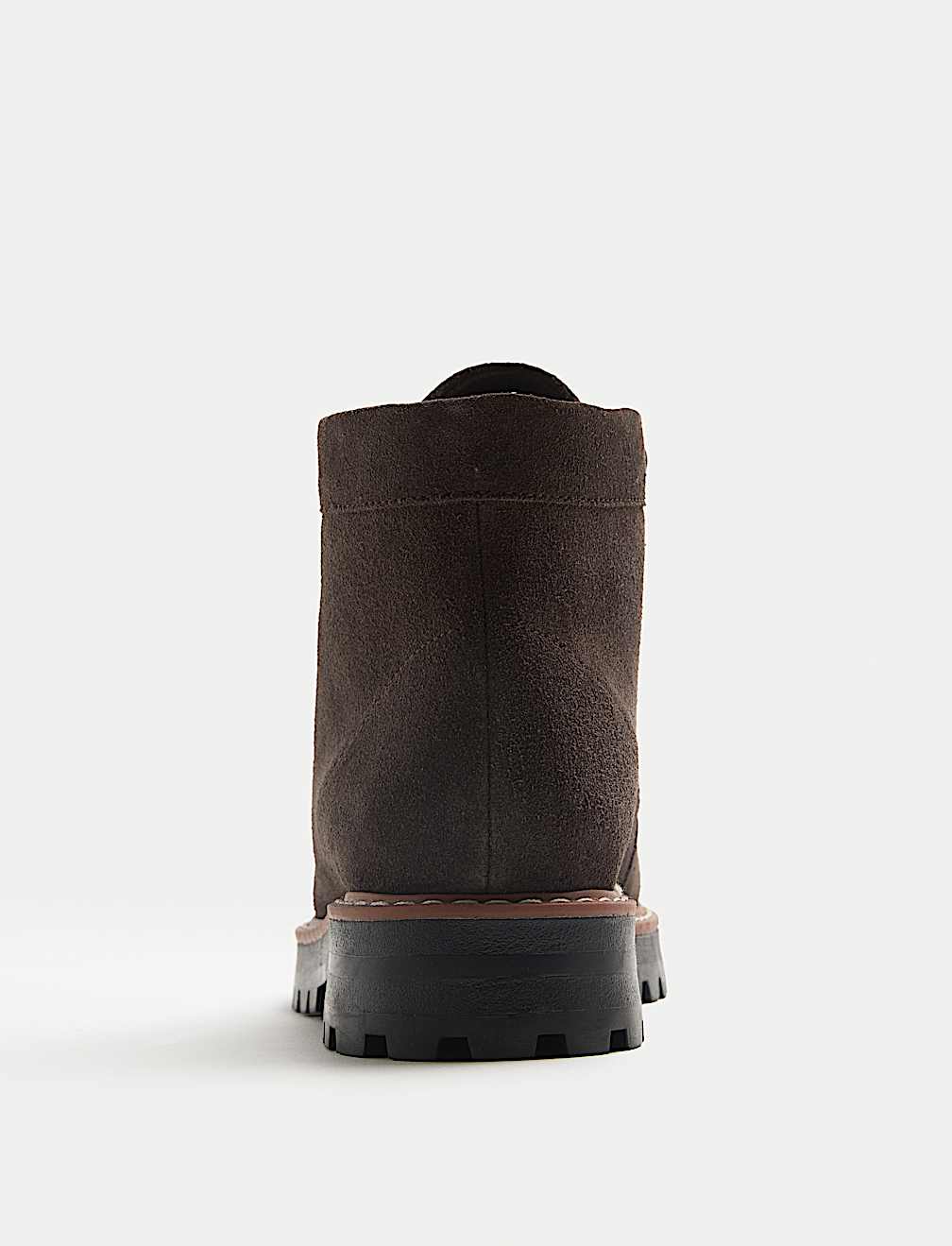 Suede Chunky Block Heel Ankle Boots