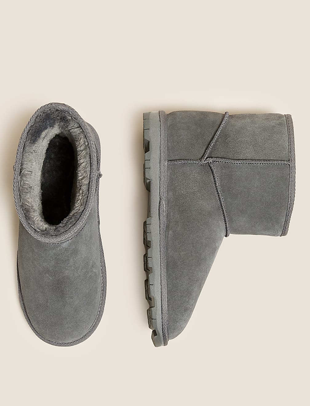 Suede Stain Resistant Faux Fur Lining Boots