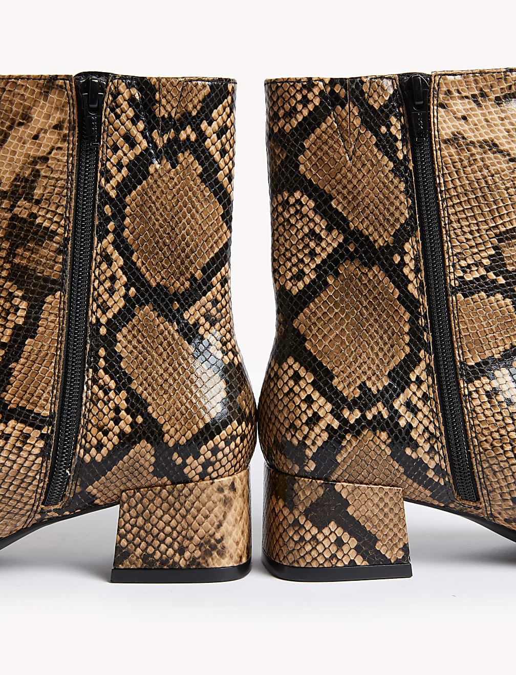 Block Heel Ankle Boots