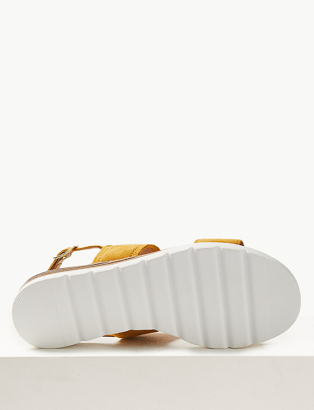 Suede Two Band Sandals