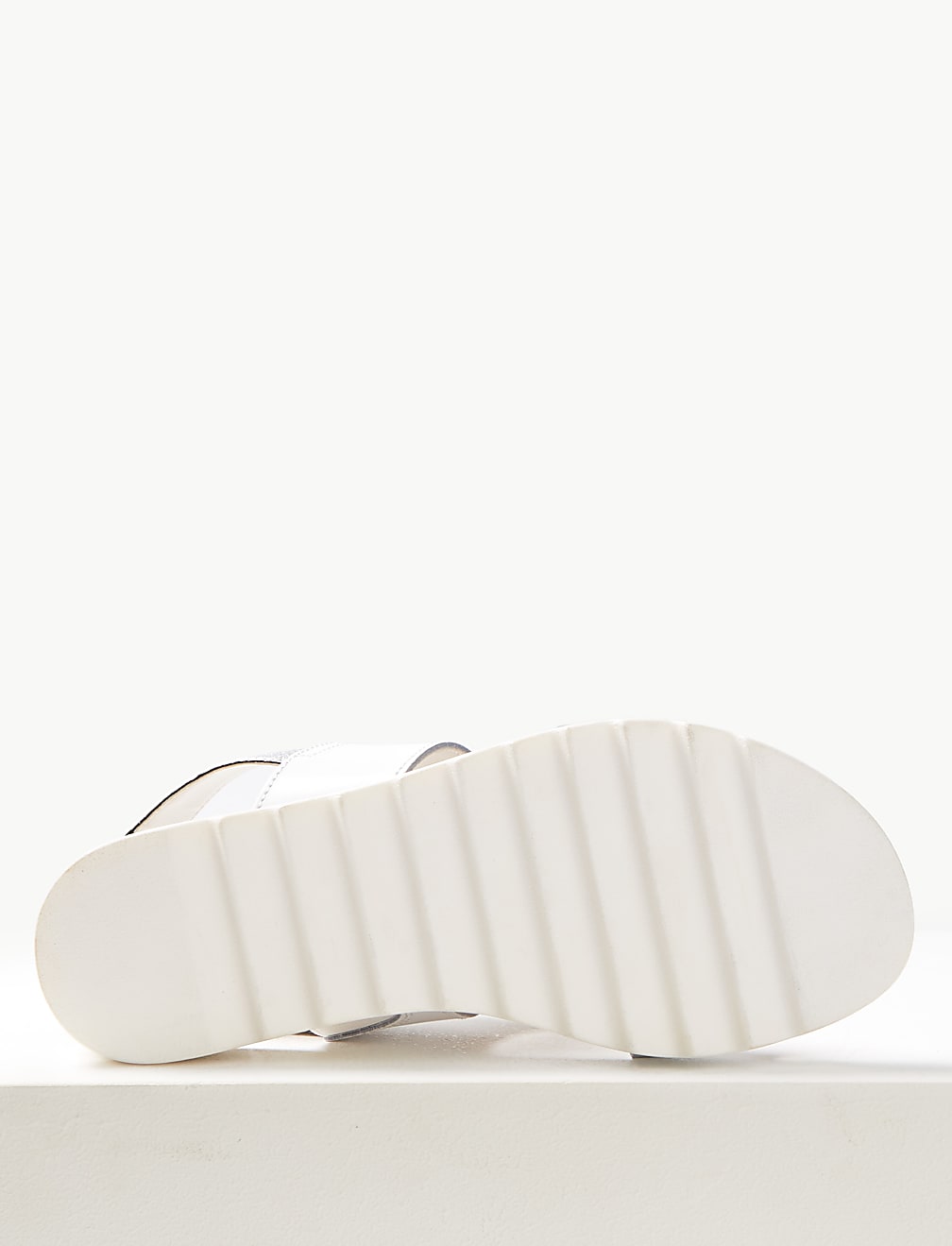 Leather Two Band Sandals