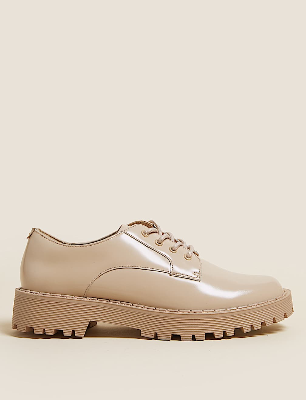 Wide Fit Leather Lace Up Shoes