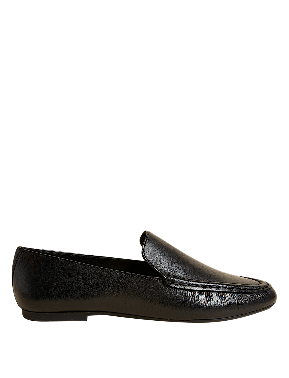 Leather Flat Loafers