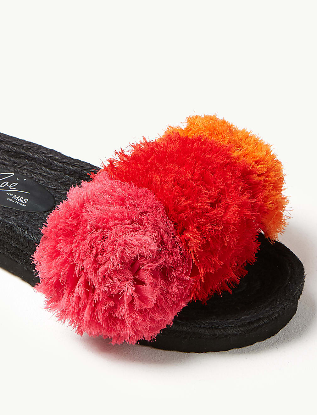 The Zoë Pom-Pom Sliders