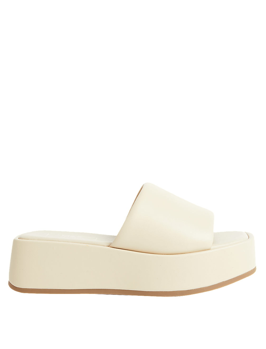 Flatform Square Toe Mules