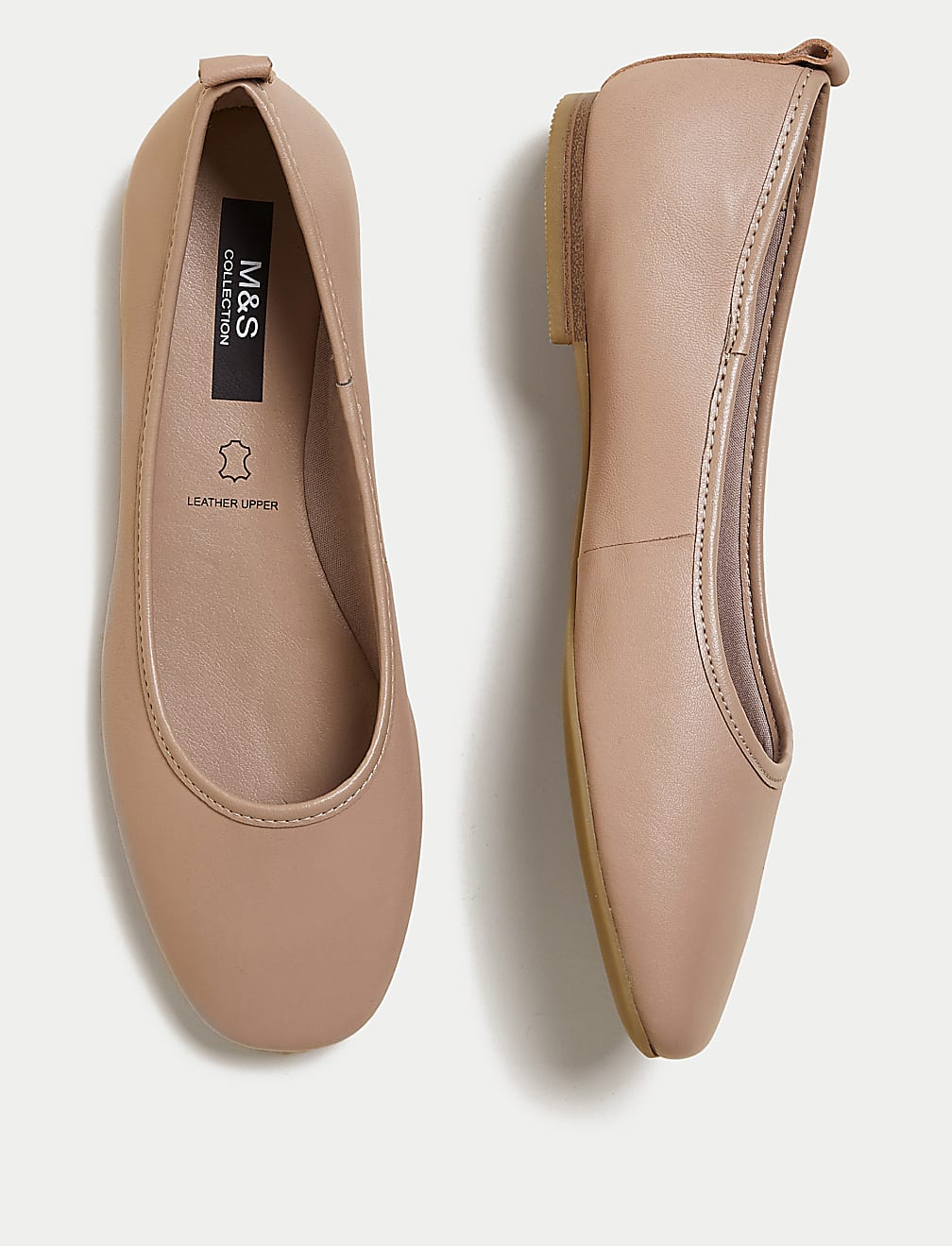 Leather Ballet Pumps
