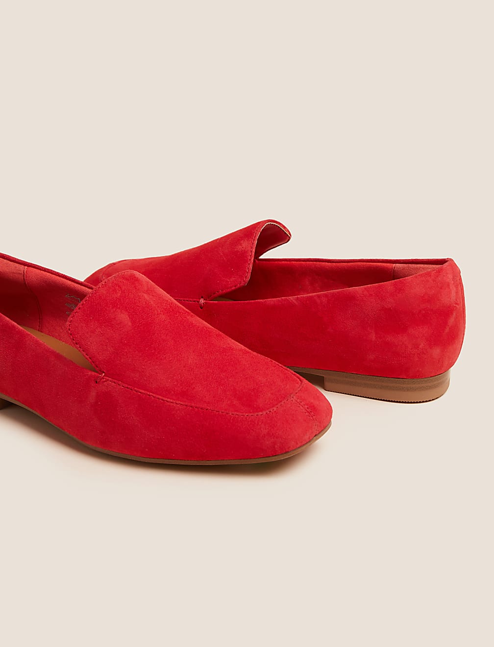 Wide Fit Suede Stain Resistant Loafers