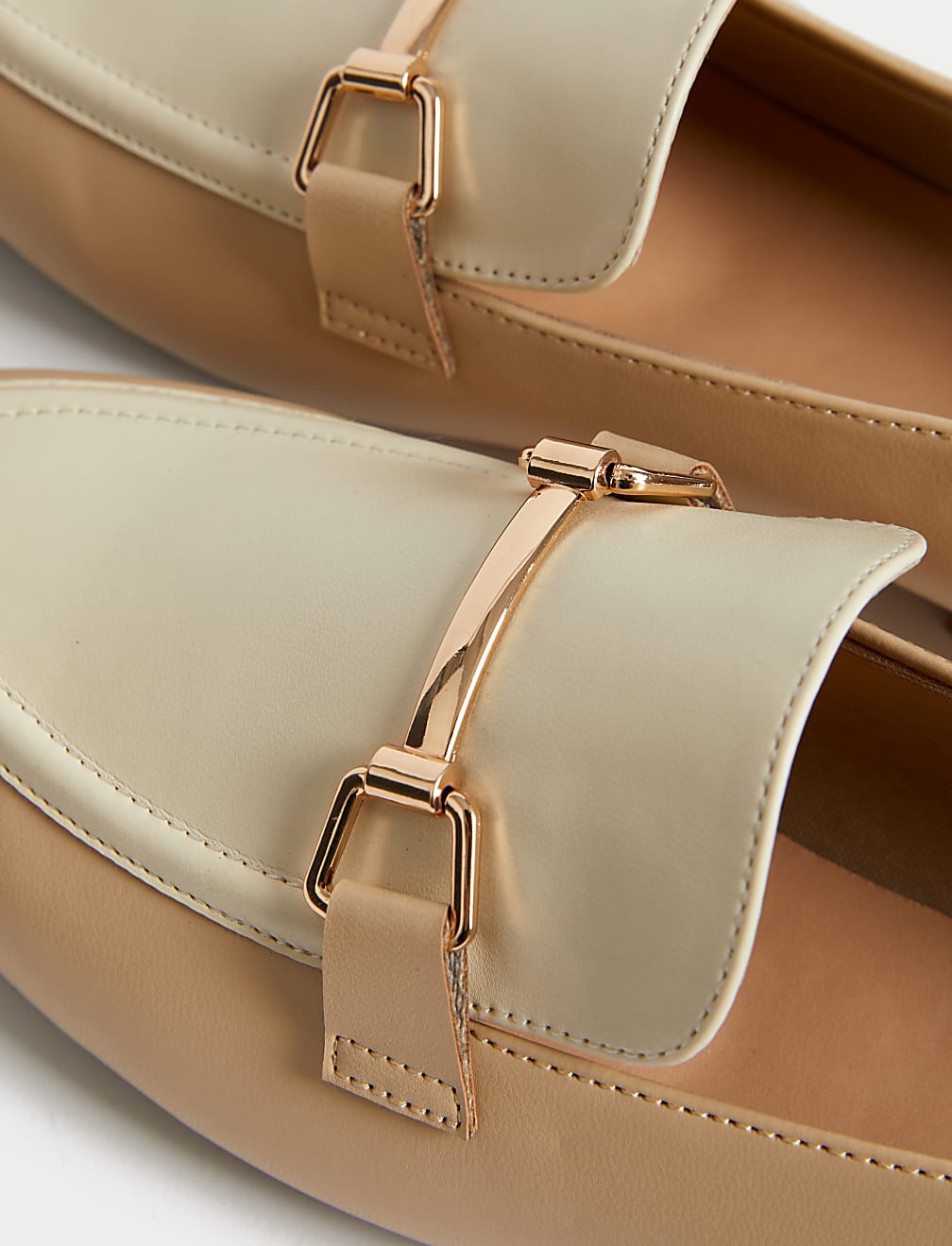 Trim Flat Loafers