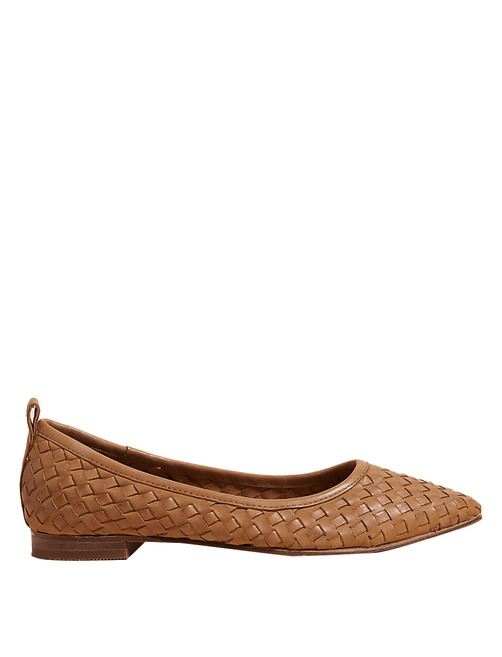 Leather Flat Ballet Pumps