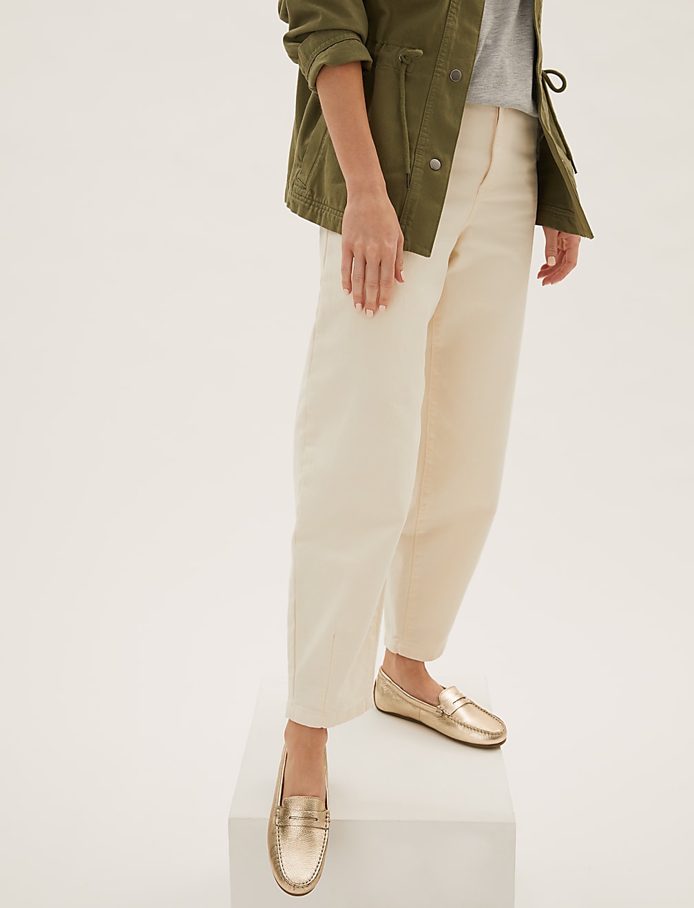 Leather Flat Loafers