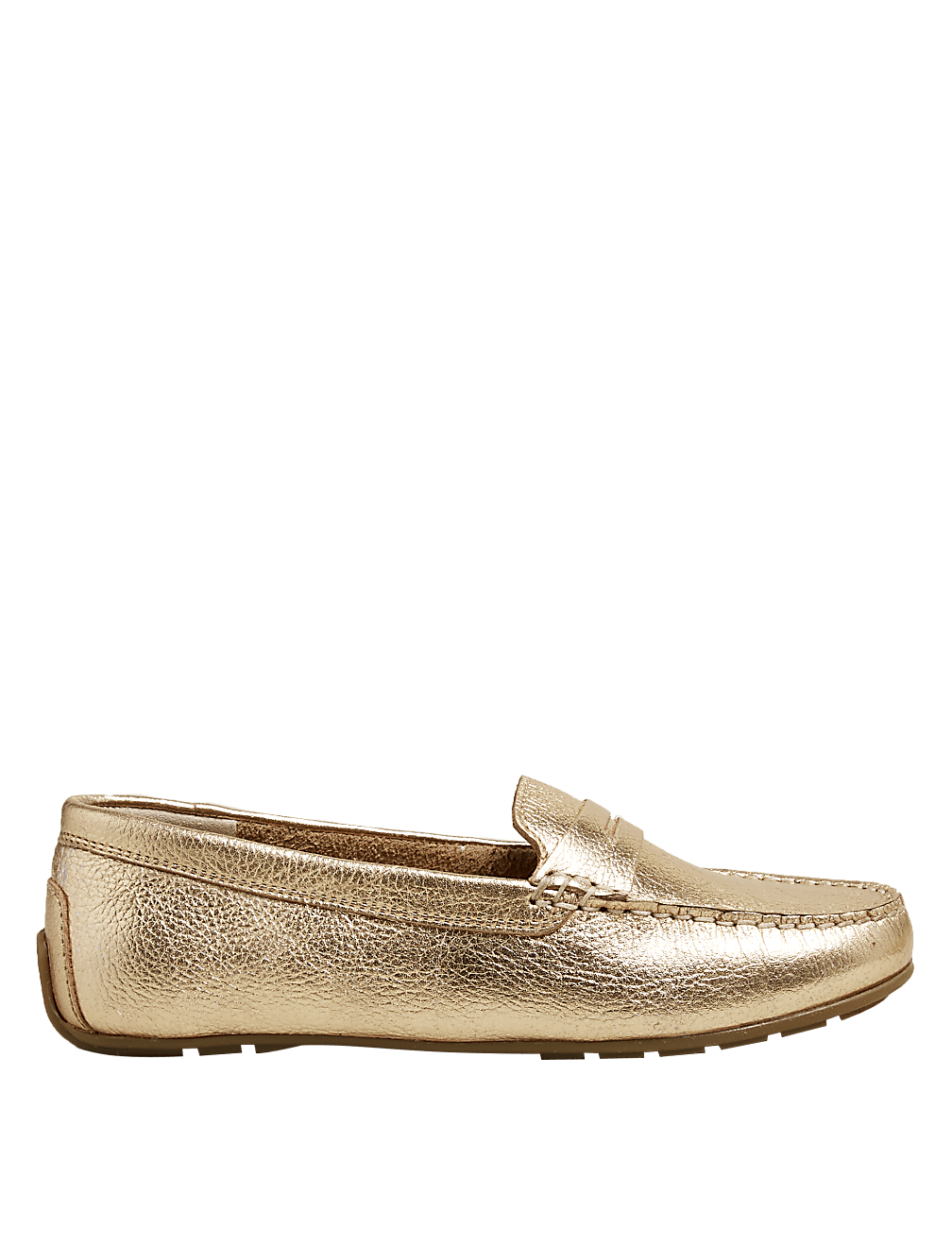 Leather Flat Loafers