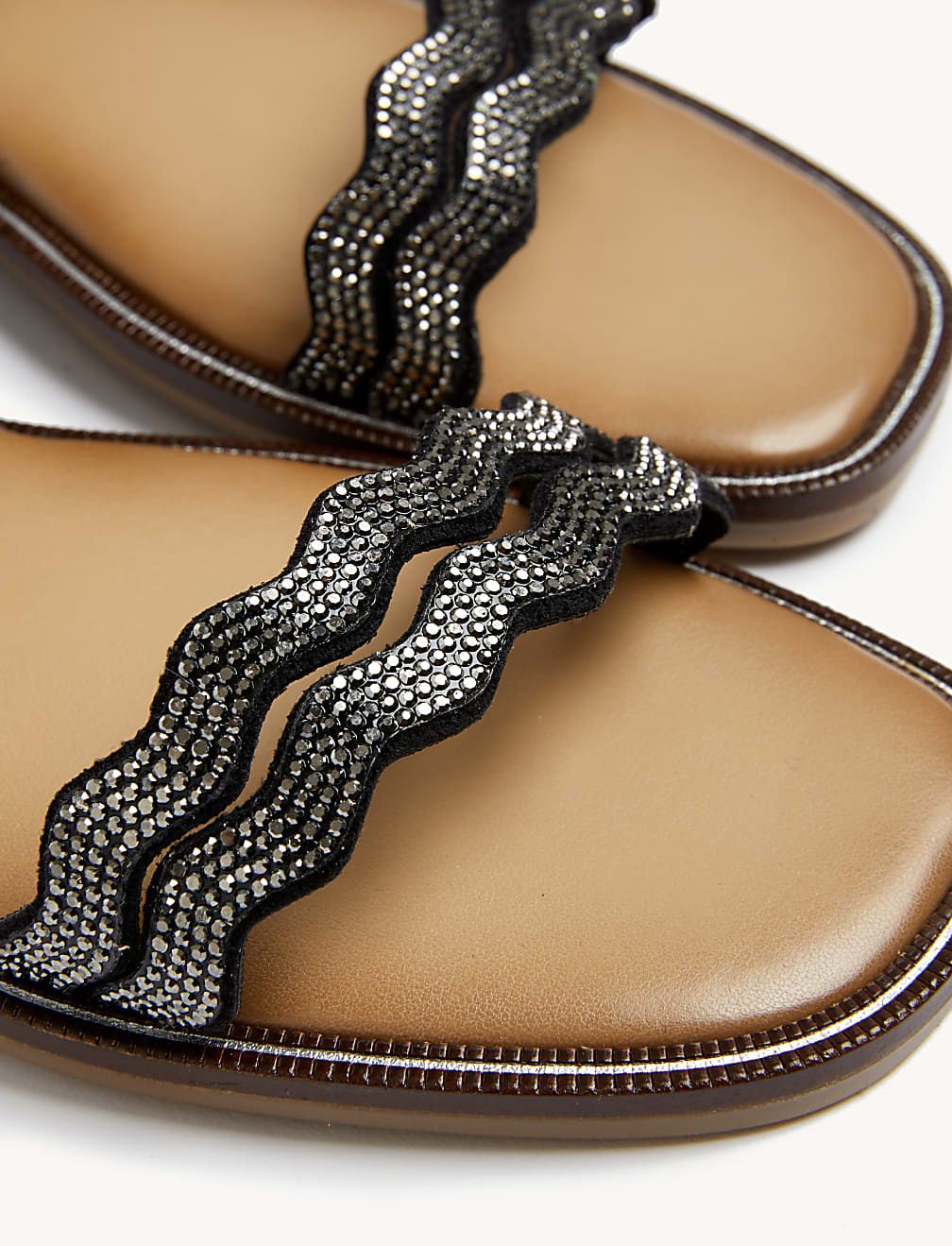 Sparkle Flat Sandals