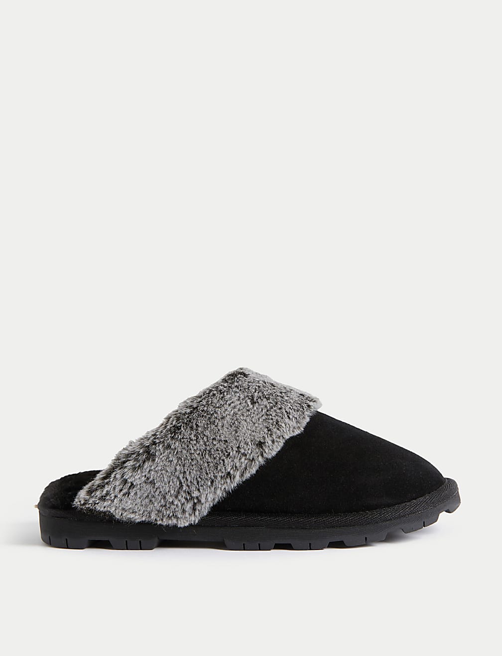 Fur lined mule discount