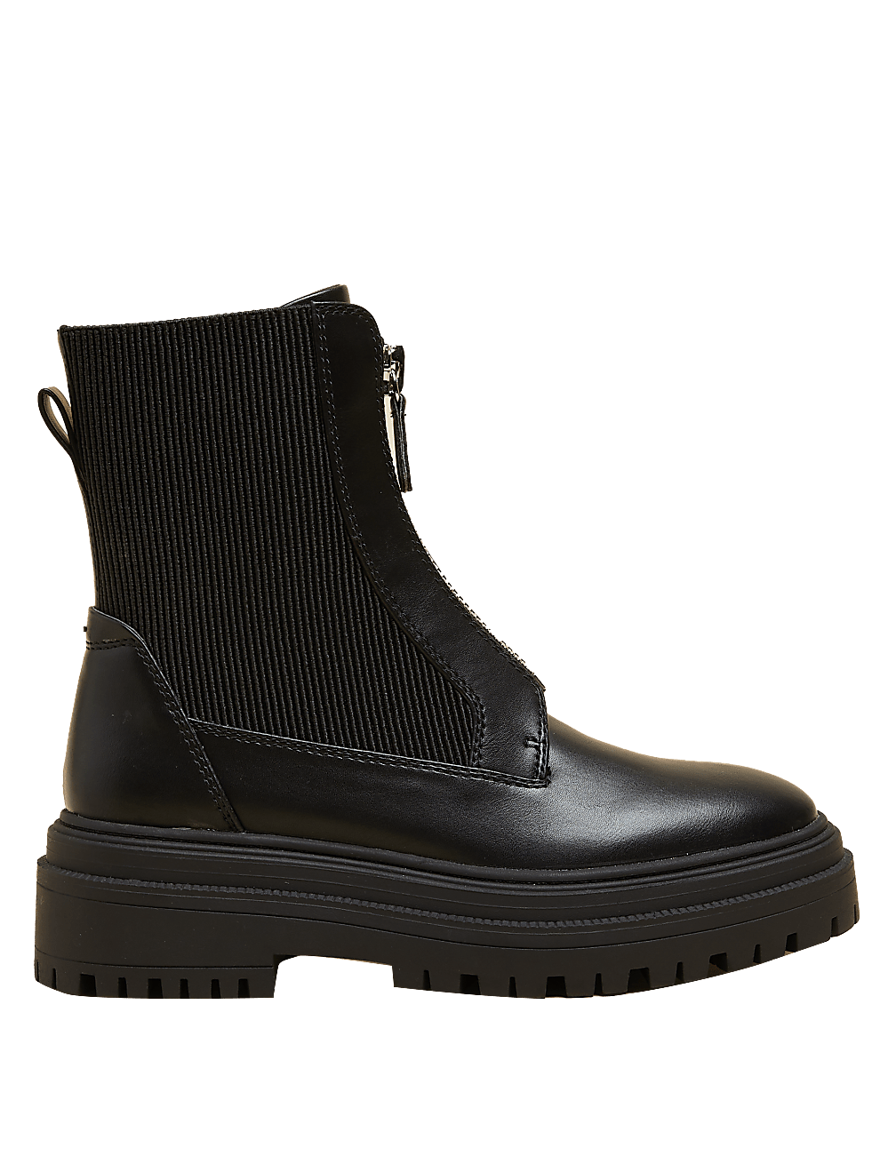 Chunky Chelsea Flatform Ankle Boots