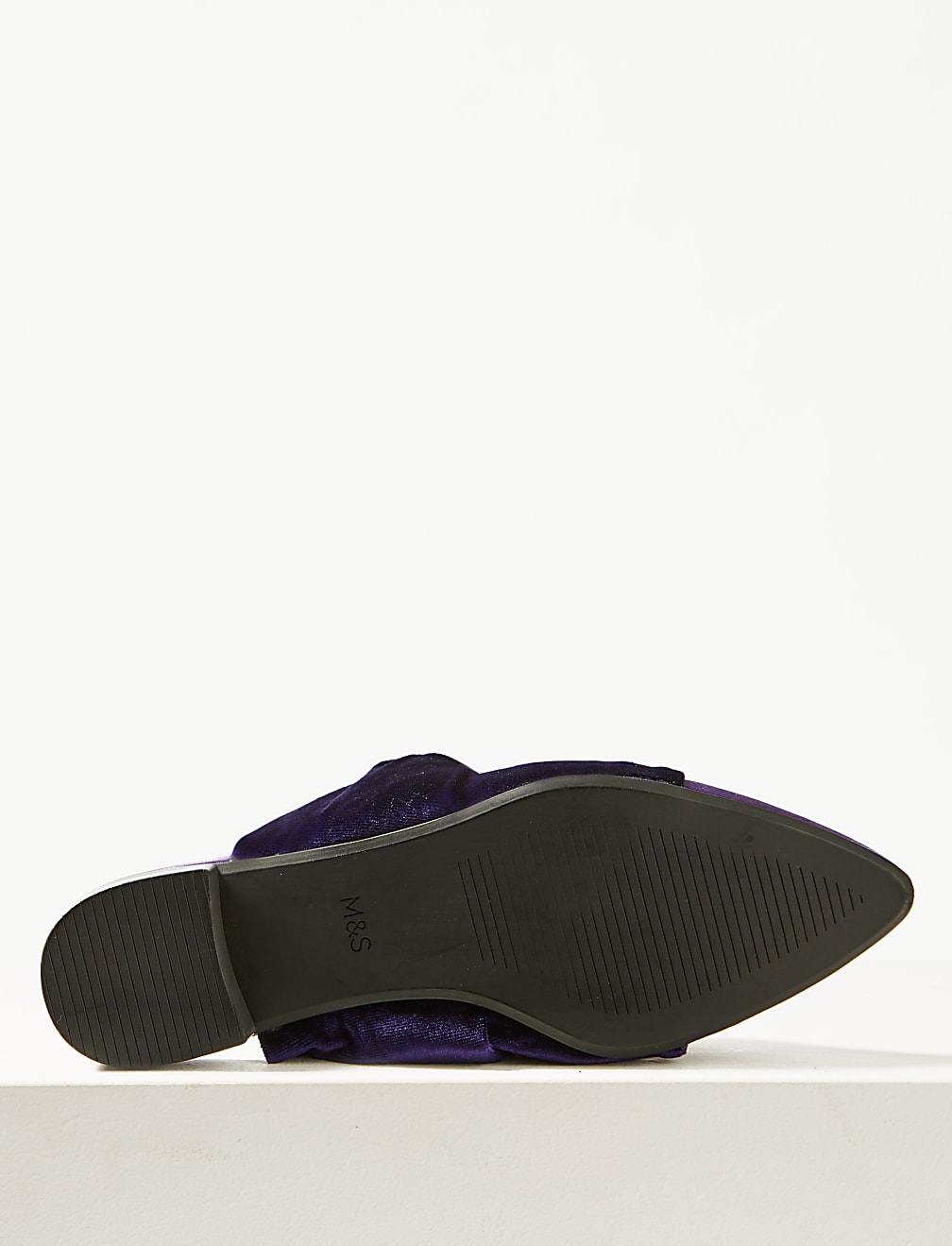 Velvet & Satin Knot Twist Mules