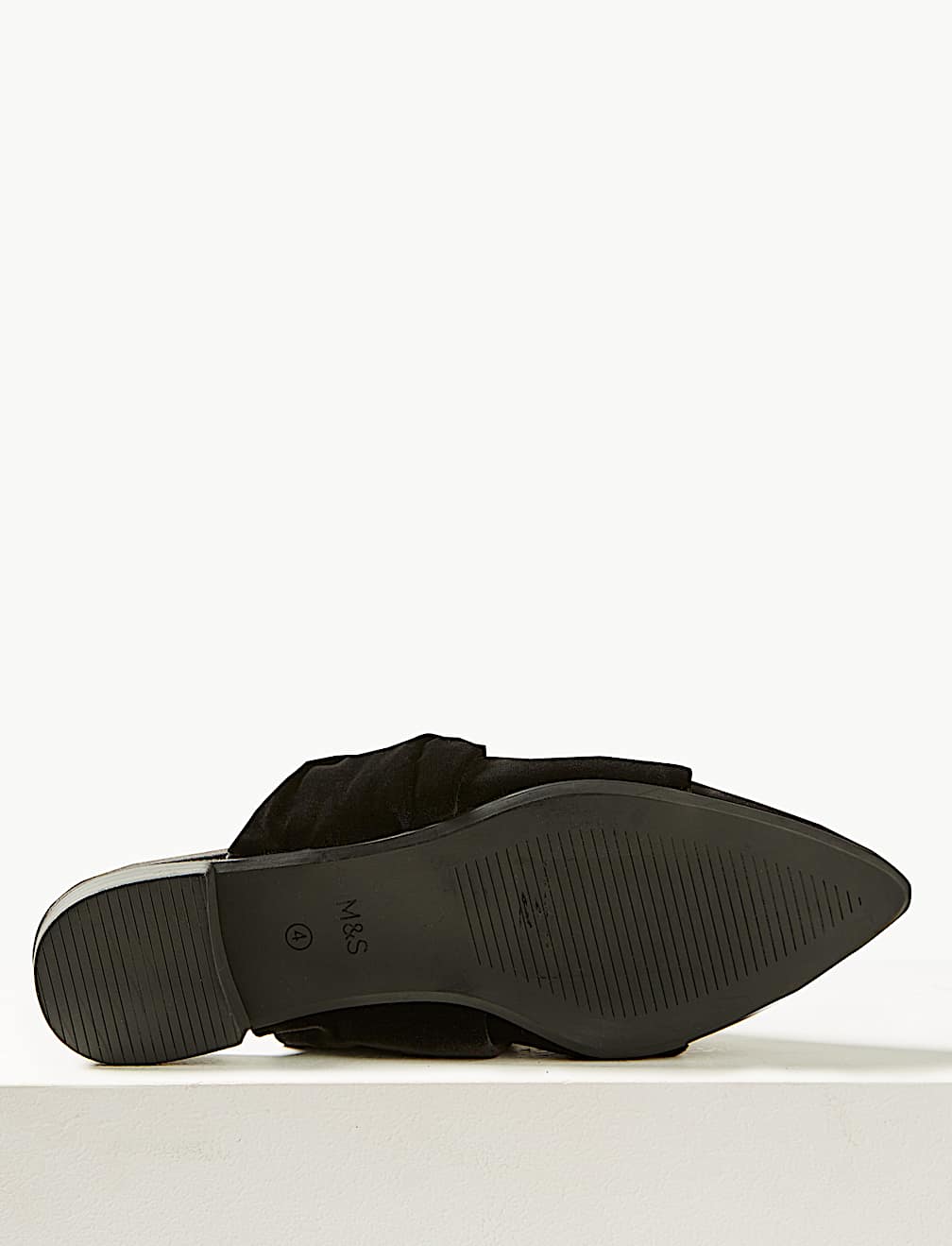 Velvet & Satin Knot Twist Mules