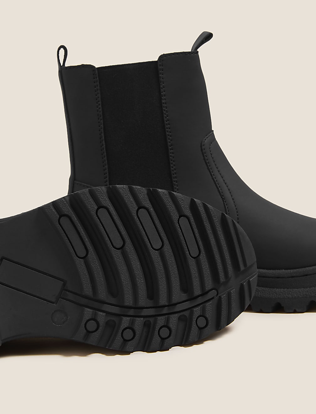 Chunky Chelsea Ankle Boots