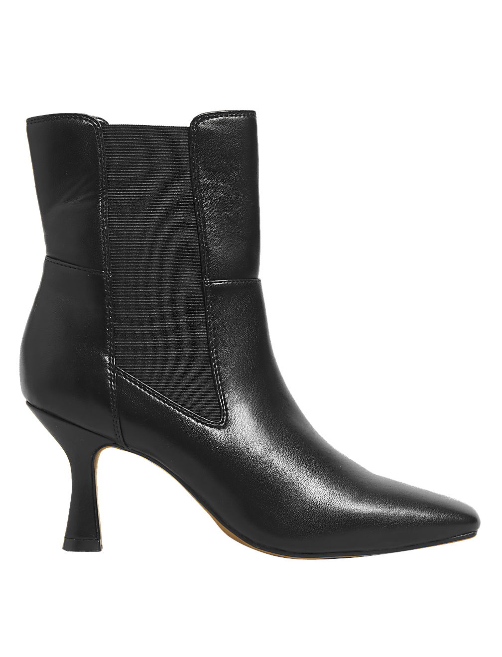 Stiletto Heel Square Toe Chelsea Boots