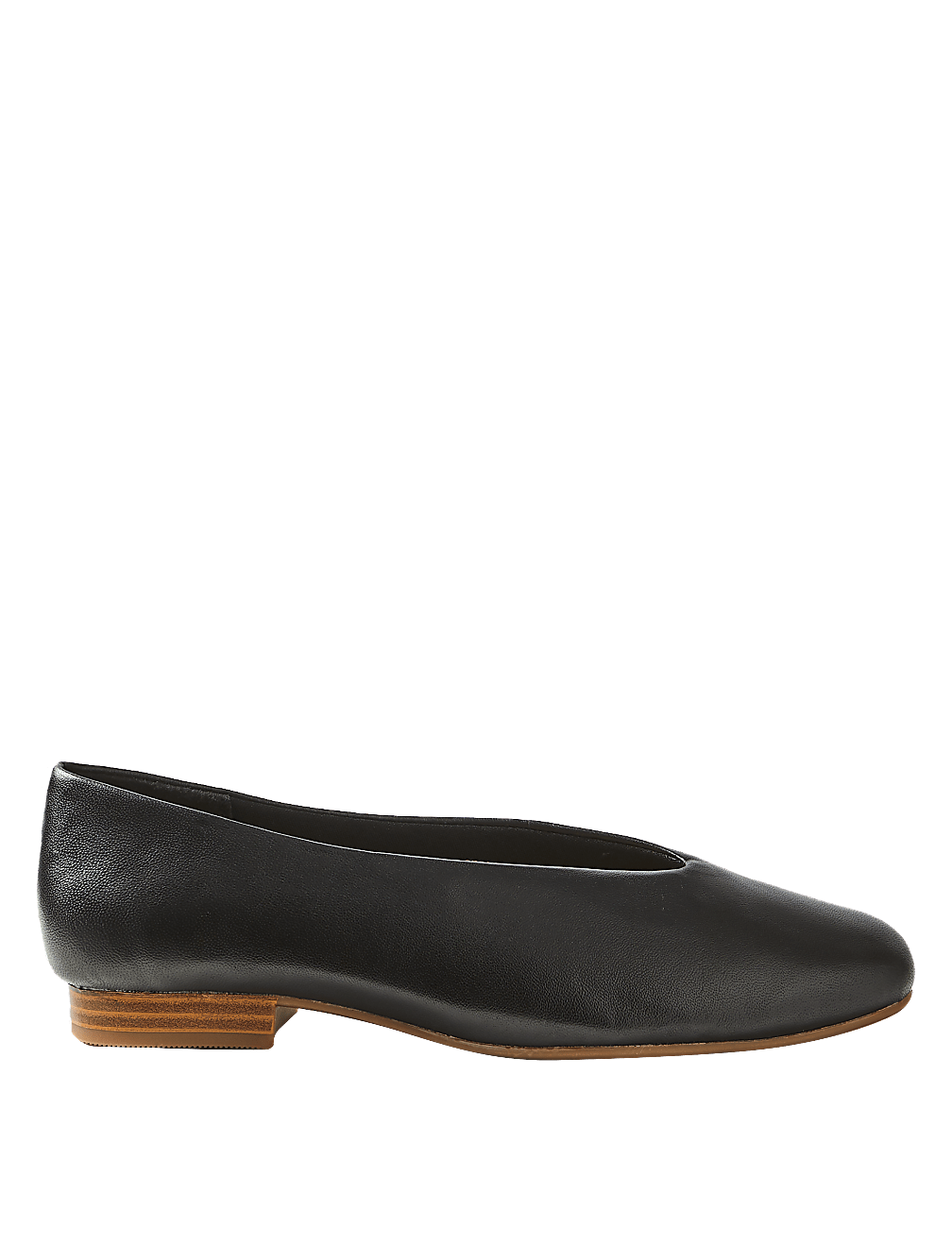 Leather Square Toe Pumps