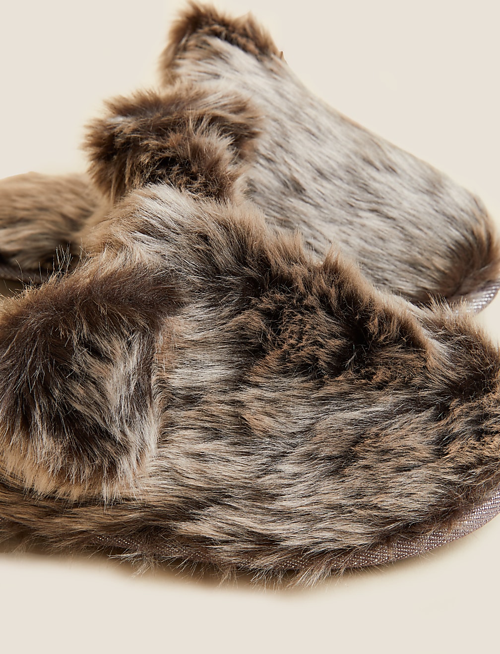 Faux Fur Mule Slippers