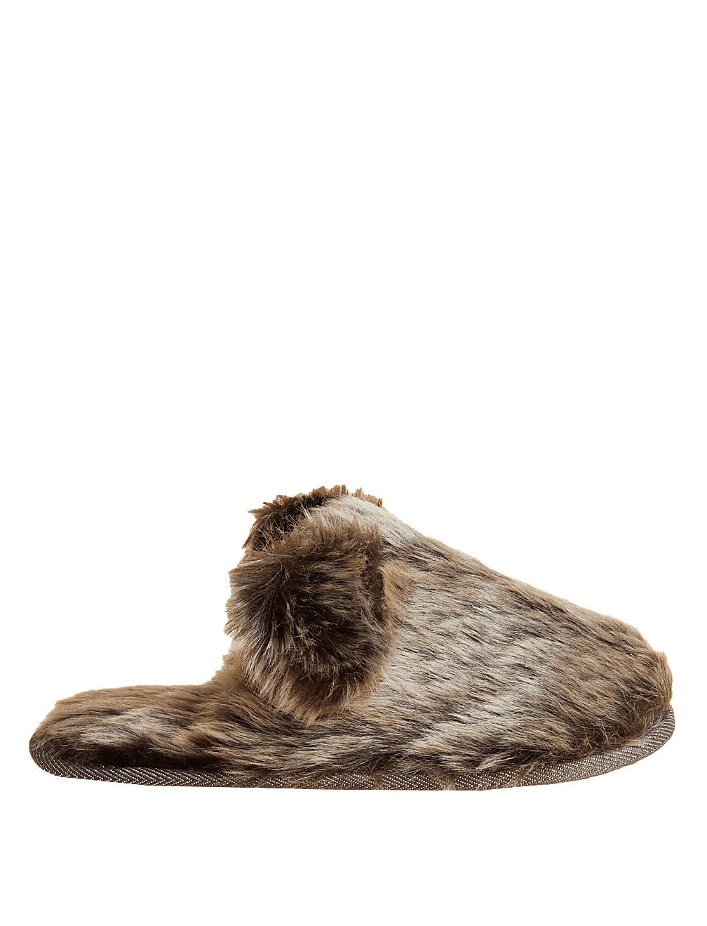 Faux Fur Mule Slippers