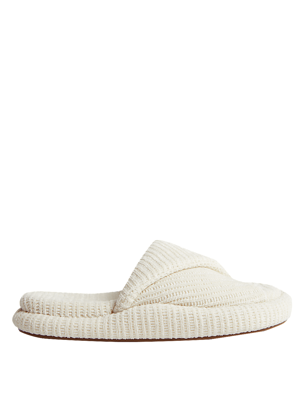 Knitted Flat Mule Slippers