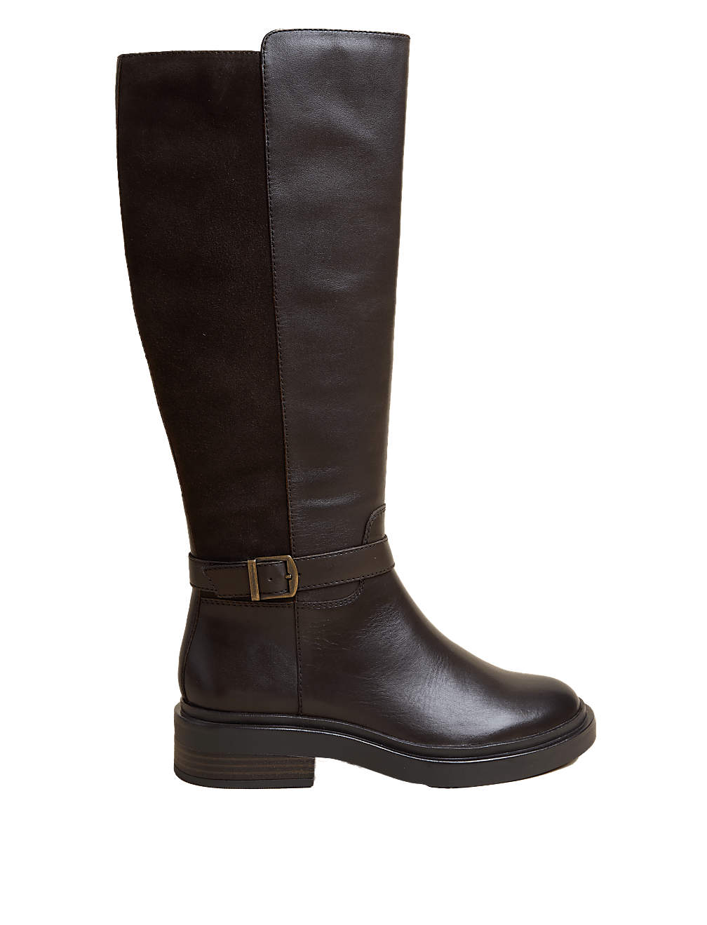Flat knee high boots wide fit best sale