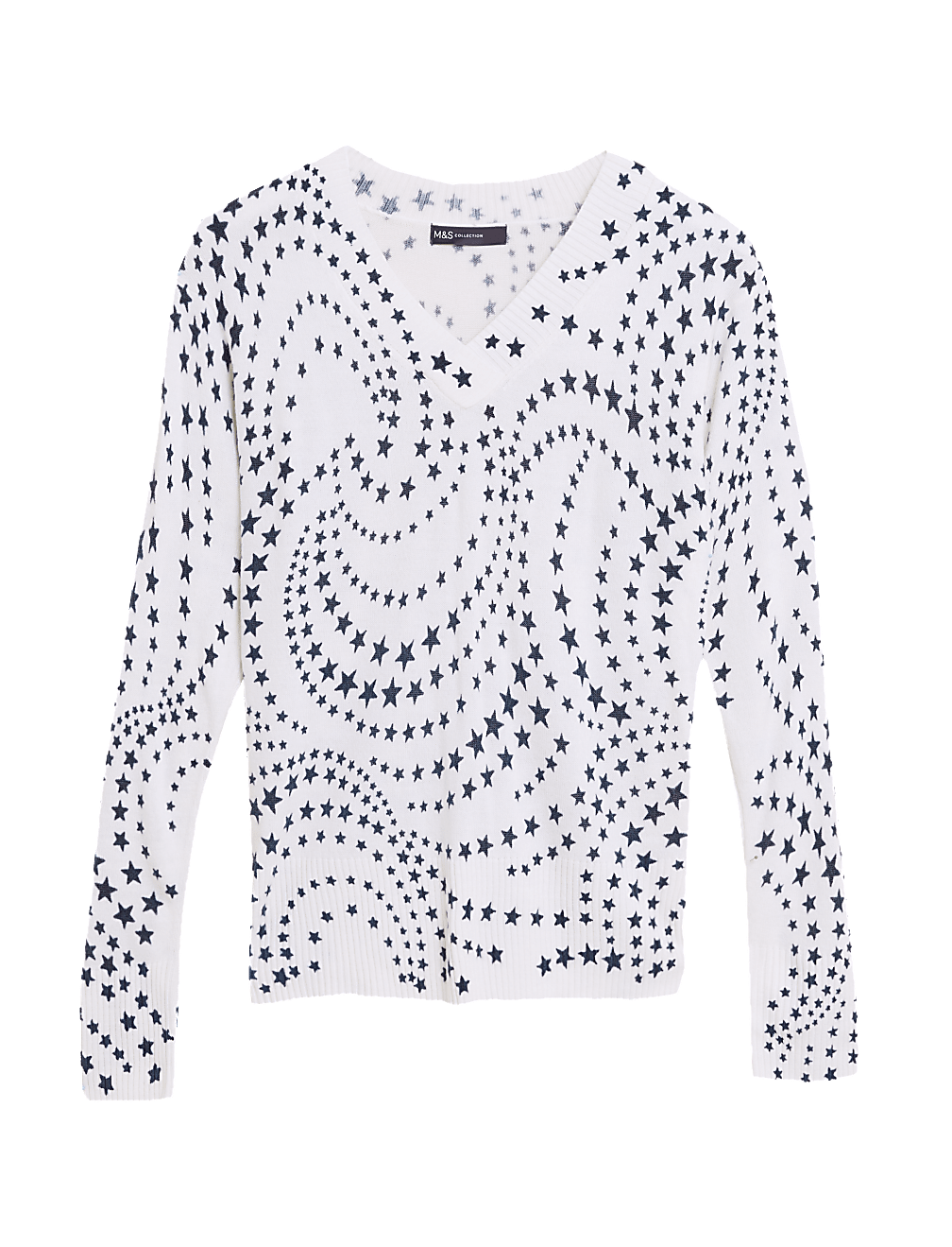 Supersoft Star V-Neck Relaxed Jumper