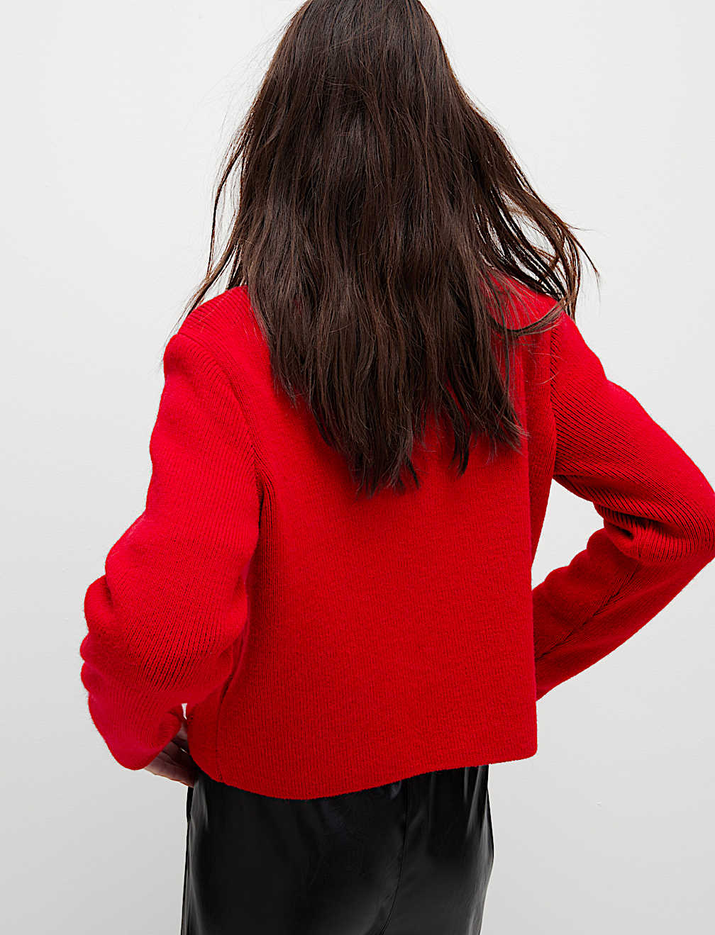 Crew Neck Cardigan