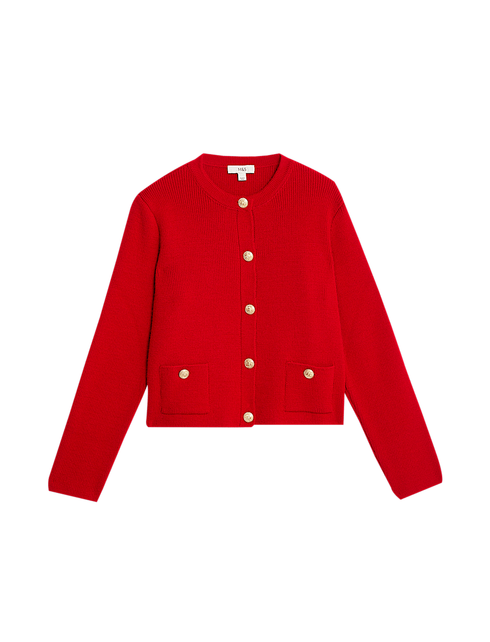 Crew Neck Cardigan