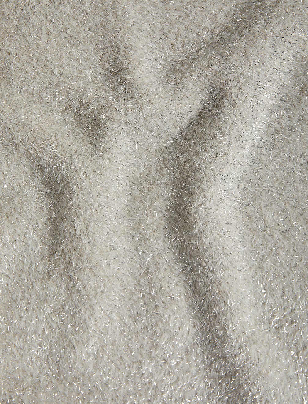 Ombre Tinsel Crew Neck Relaxed Jumper