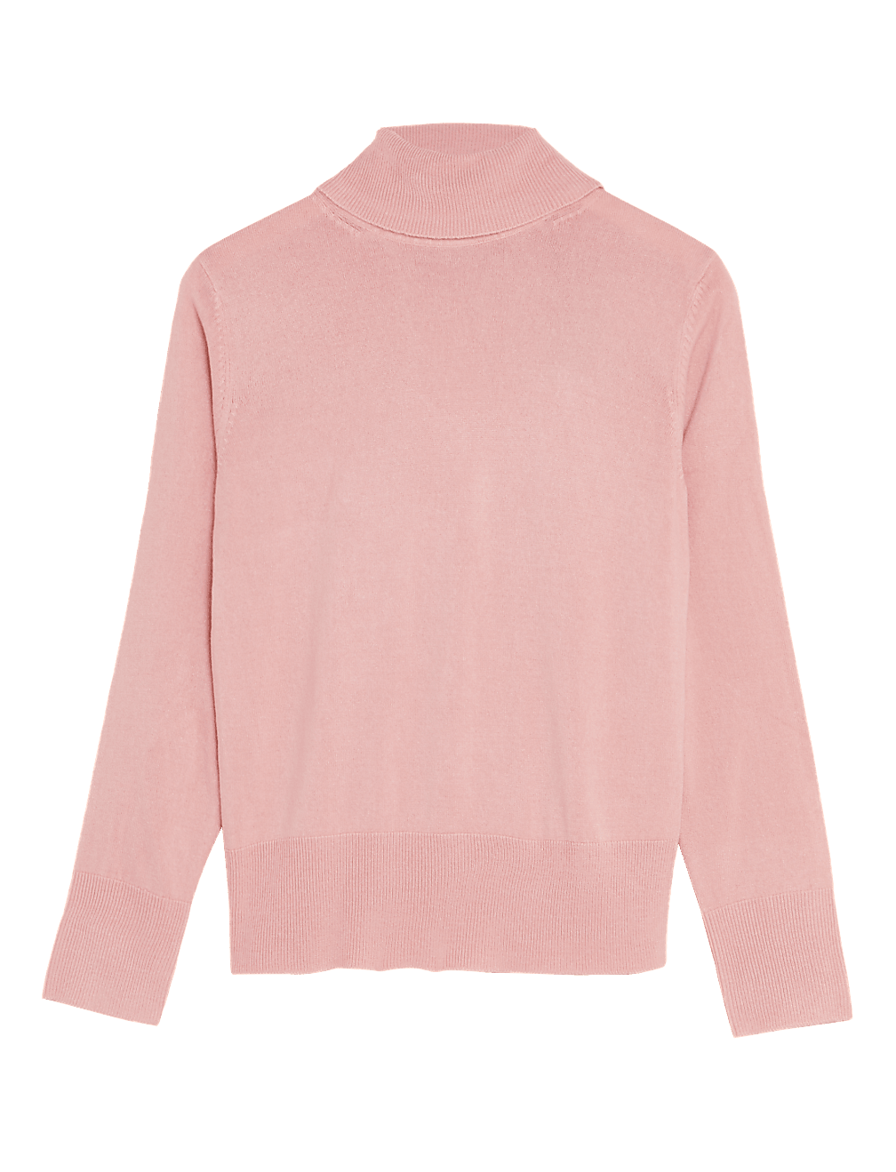 Pure Acrylic Plain Turtle Neck Jumper