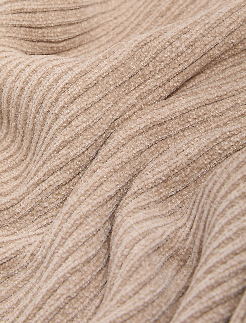 Chenille Ribbed Crew Neck Jumper
