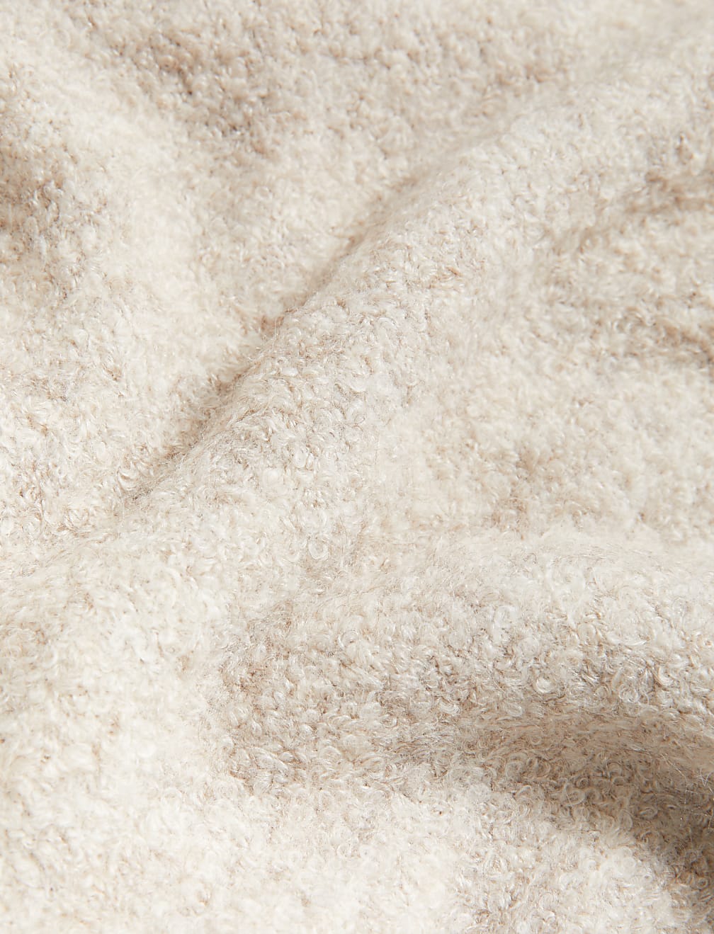 Textured Funnel Neck Jumper