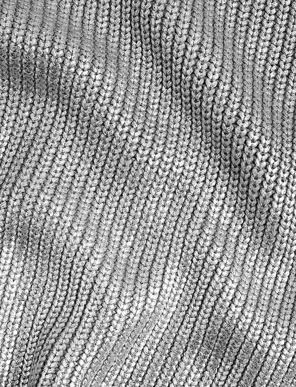 Metallic Ribbed Crew Neck Jumper