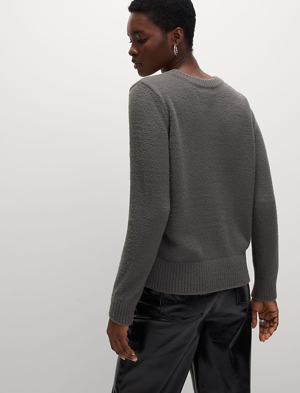 Metallic Crew Neck Christmas Jumper