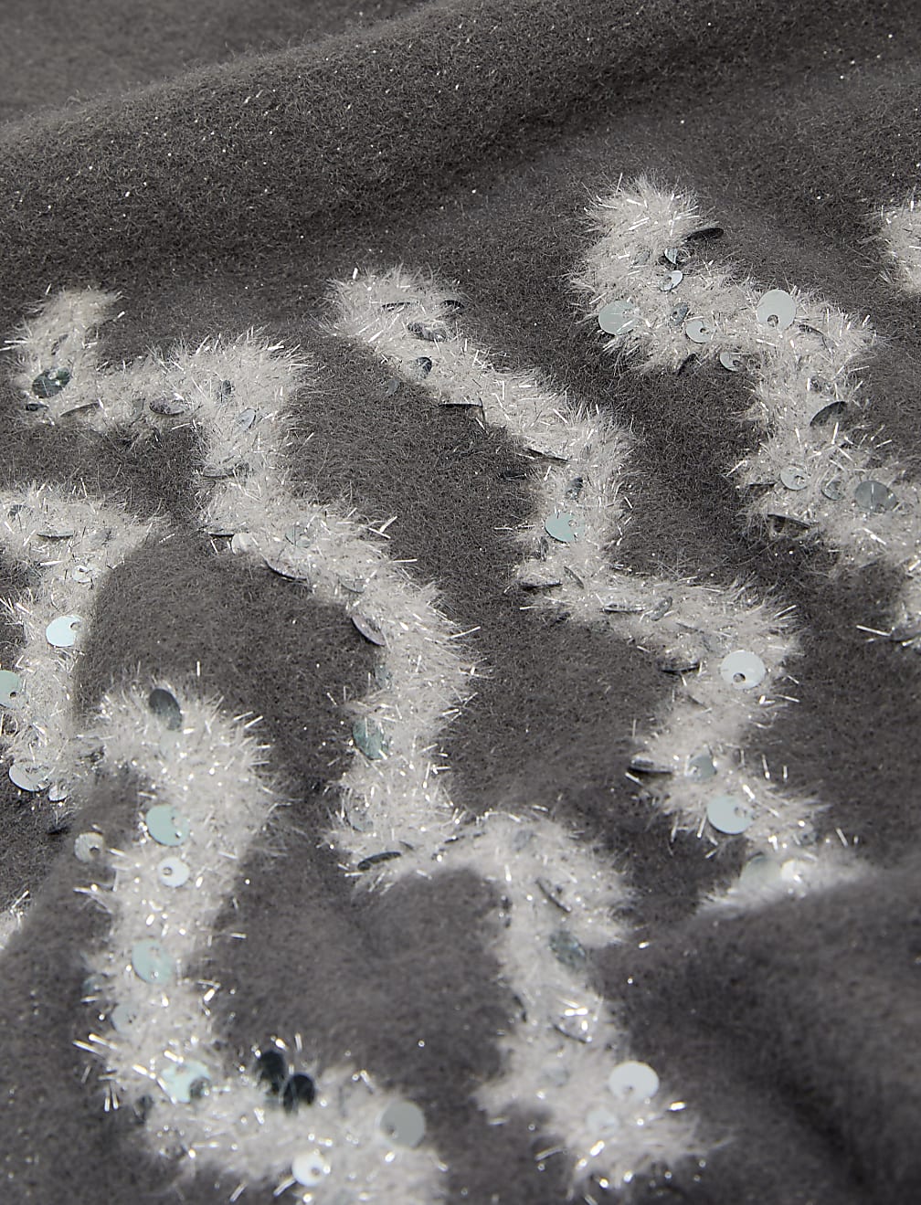 Metallic Crew Neck Christmas Jumper