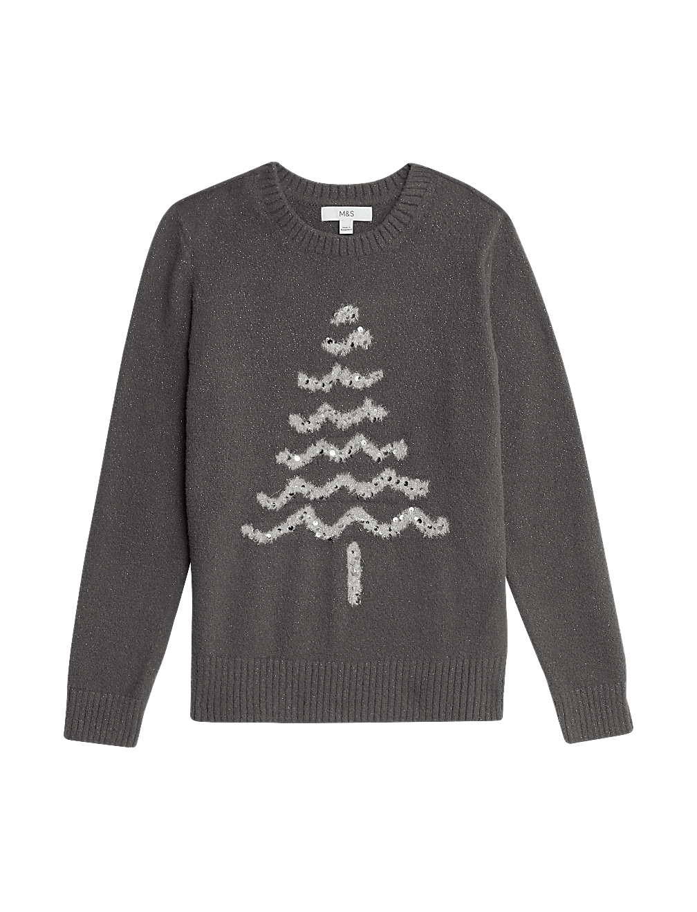 Metallic Crew Neck Christmas Jumper