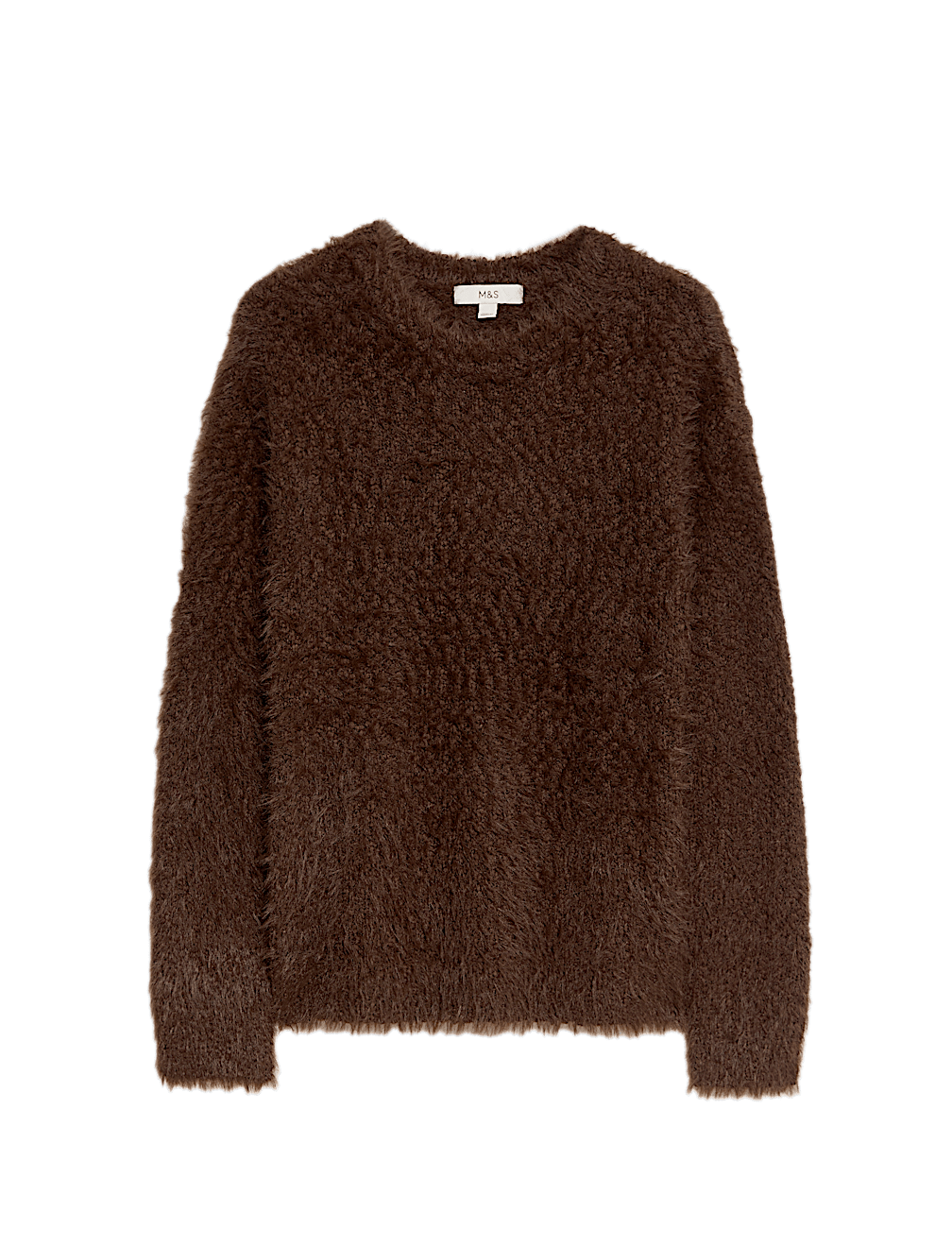 Textured Crew Neck Jumper
