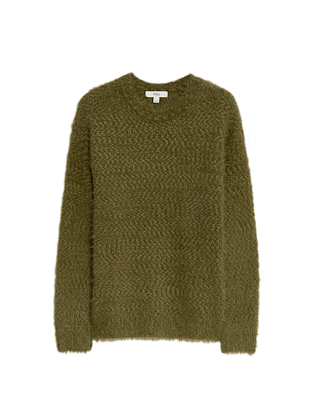 Textured Crew Neck Jumper